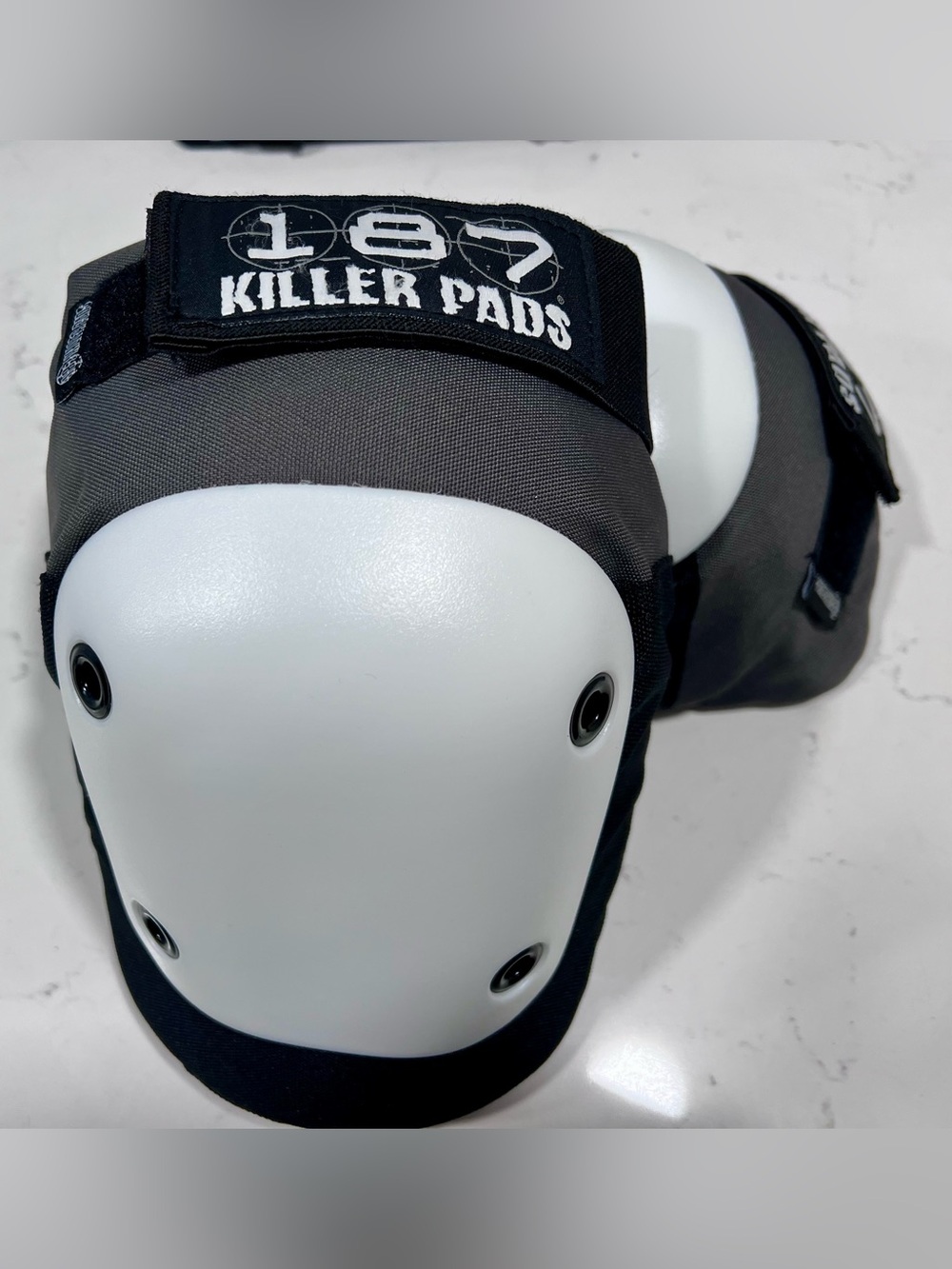 187 Killer Knee Pads Black, White, Grey Knee Pads
